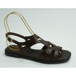 Sandalia mujer marca porronet en color marron