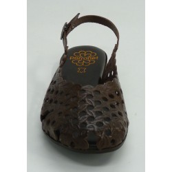 Sandalia mujer marca porronet en color marron