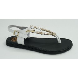 Sandalia mujer marca porronet en color blanco