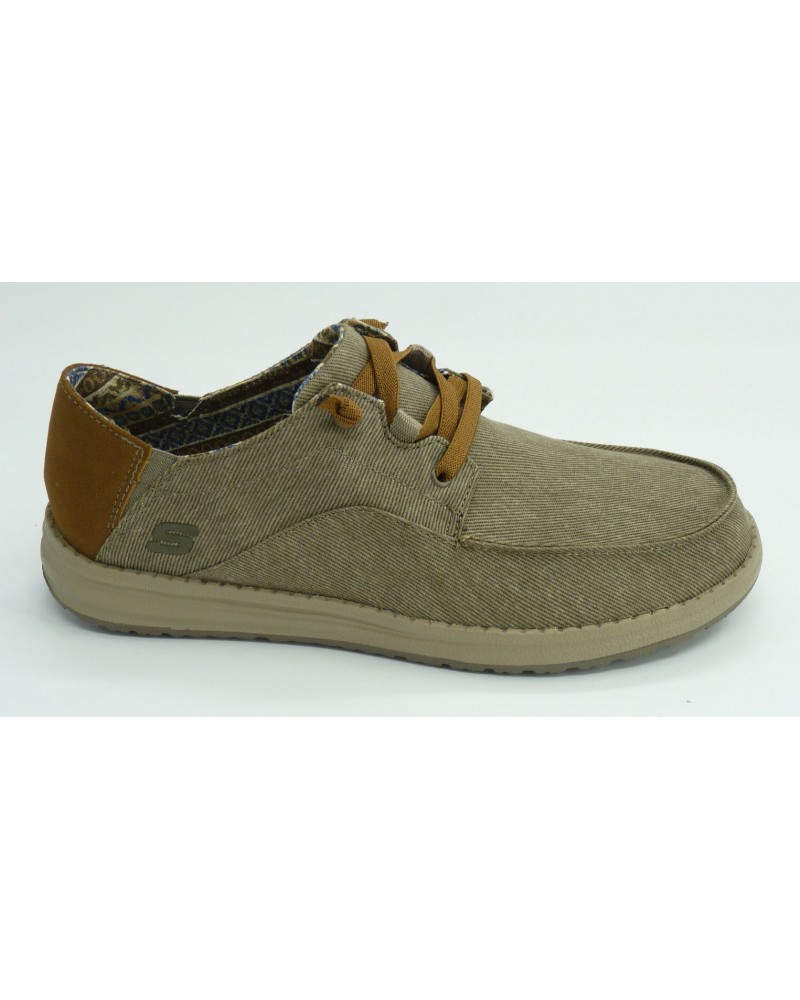 Deportivo hombre marca skechers en color taupe