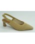Zapato mujer marca miss elastic en color beige