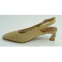 Zapato mujer marca miss elastic en color beige