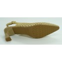Zapato mujer marca miss elastic en color beige