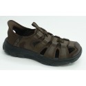 Sandalia hombre marca skechers en color marron