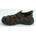 Sandalia hombre marca skechers en color marron