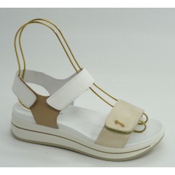 Sandalia mujer marca igi&amp;coen color oro