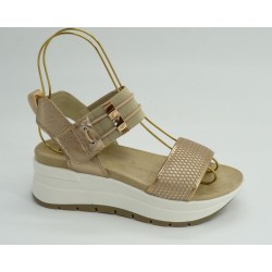 Sandalia mujer marca igi&amp;coen color oro