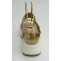Sandalia mujer marca igi&coen color oro