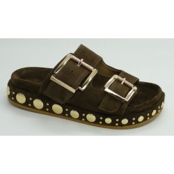 Sandalia mujer marca alma en penaen color marron