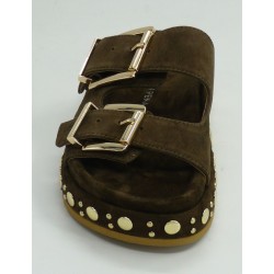 Sandalia mujer marca alma en penaen color marron