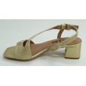 Sandalia mujer marca bibi louen color oro