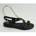 Sandalia mujer marca montiel isen color negro