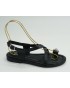Sandalia mujer marca montiel isen color negro