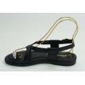 Sandalia mujer marca montiel isen color negro