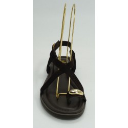 Sandalia mujer marca montiel isen color marron