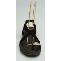 Sandalia mujer marca montiel isen color marron