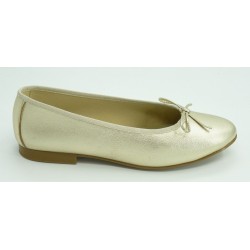 Zapato mujer marca montiel ca en color oro