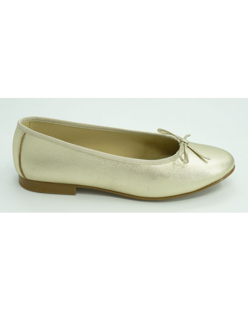 Zapato mujer marca montiel ca en color oro