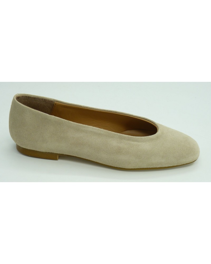Zapato mujer marca montiel ca en color beige