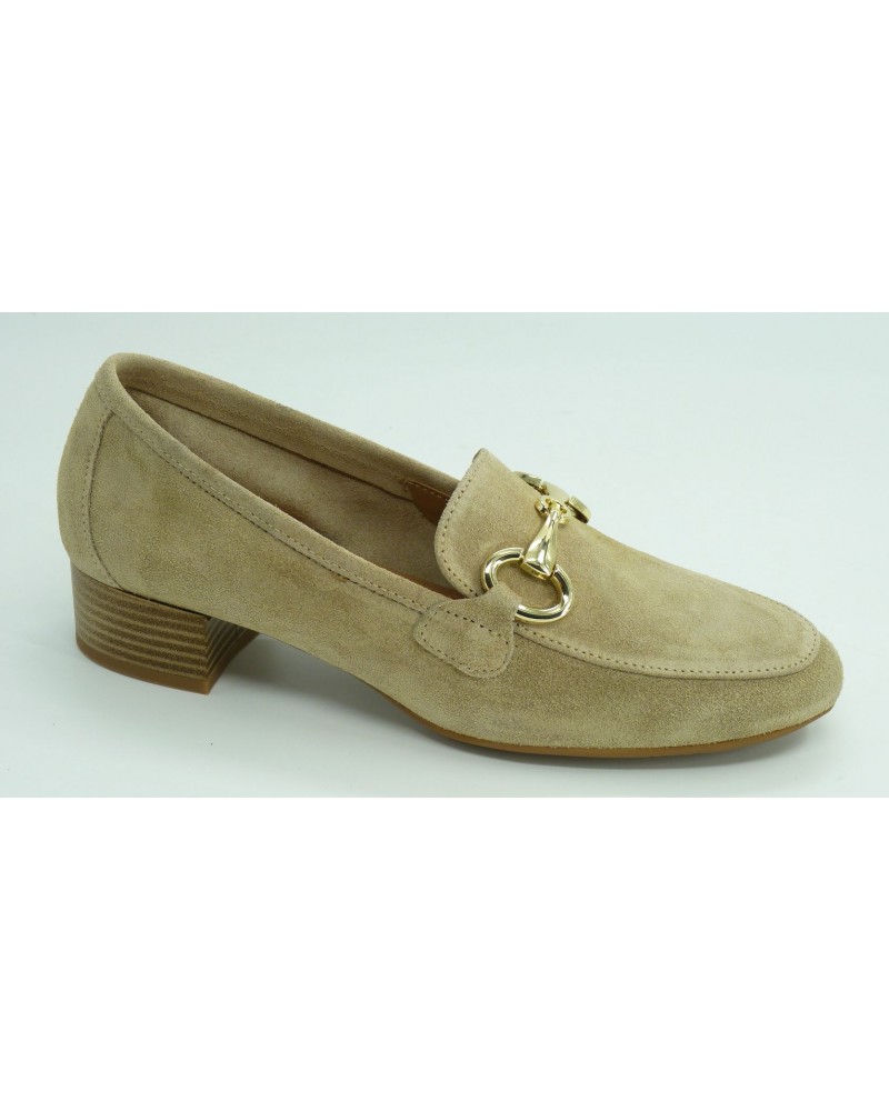 Zapato mujer marca montiel ca en color beige