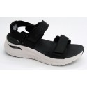 Sandalia mujer marca skechers en color negro