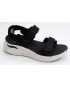 Sandalia mujer marca skechers en color negro