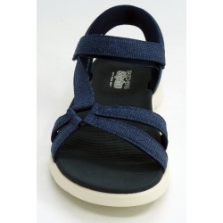 Sandalia mujer marca skechers en color azul