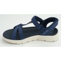Sandalia mujer marca skechers en color azul