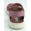 Sandalia mujer marca skechers en color rosa