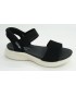 Sandalia mujer marca skechers en color negro