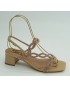 Sandalia mujer marca bibi louen color beige