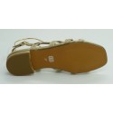 Sandalia mujer marca bibi louen color oro