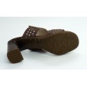 Sandalia mujer marca hispanitas en color marron