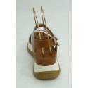 Sandalia mujer marca liu joen color cuero