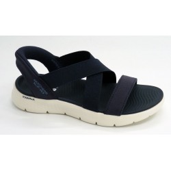 Sandalia mujer marca skechers en color marino