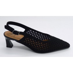 Zapato mujer marca miss elastic en color negro