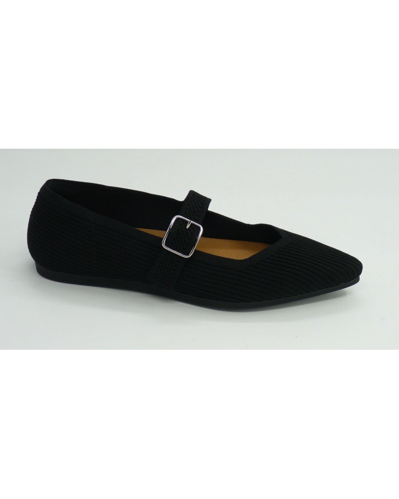 Zapato mujer marca miss elastic en color negro