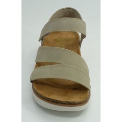 Sandalia mujer marca skechers en color taupe