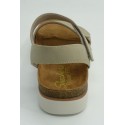 Sandalia mujer marca skechers en color taupe