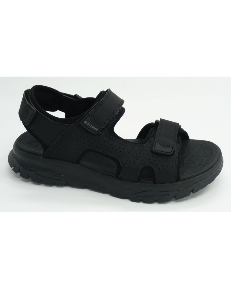 Sandalia hombre marca skechers en color negro