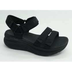 Sandalia mujer marca skechers en color negro