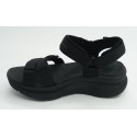 Sandalia mujer marca skechers en color negro