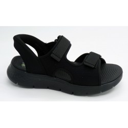 Sandalia hombre marca skechers en color negro