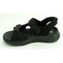 Sandalia hombre marca skechers en color negro