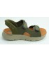 Sandalia hombre marca skechers en color verde