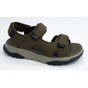 Sandalia hombre marca skechers en color marron