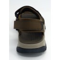 Sandalia hombre marca skechers en color marron
