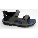 Sandalia hombre marca skechers en color azul
