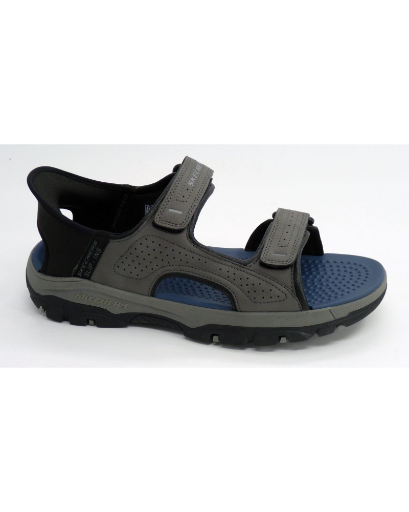 Sandalia hombre marca skechers en color azul