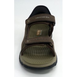 Sandalia hombre marca skechers en color marron